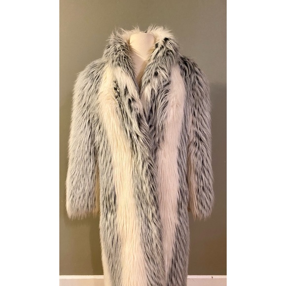 Vintage Donnybrook Faux Fur Full Length Coat - Picture 4 of 8